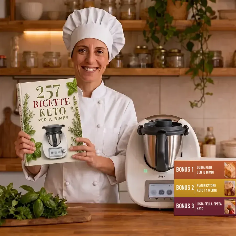 Chef con il ricettario 257 ricette keto per il Bimby e il robot da cucina