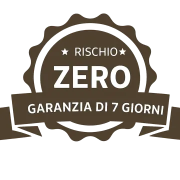 Rischio zero, garanzia di 7 giorni