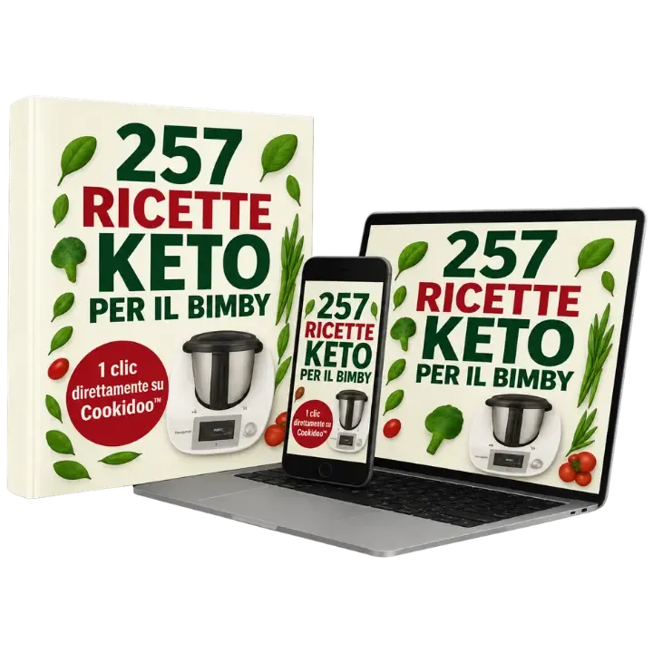 Ricettario 257 ricette keto per il Bimby® in versione libro e sullo smartphone